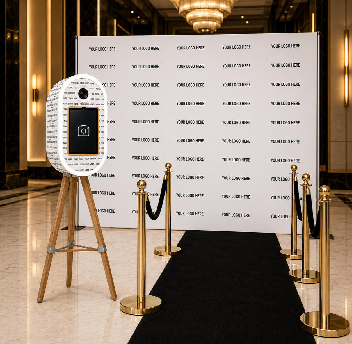 Signature Activation Custom branded Flash & Flair photo booth activation